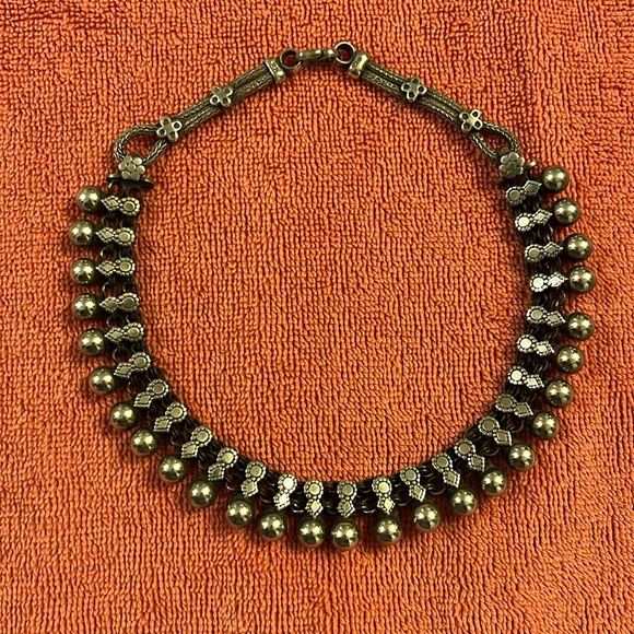Boho, tribal Thai silver necklace - Picture 4 of 4